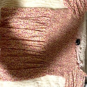 off the shoulder stretchy shirt